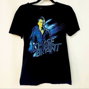 Chase Bryant Country Graphic Band Black T-shirt